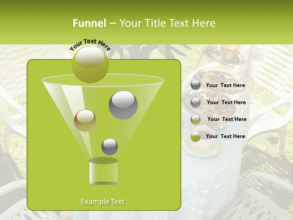 A Table Topped With Plates Of Food And Cups Of Coffee PowerPoint Template