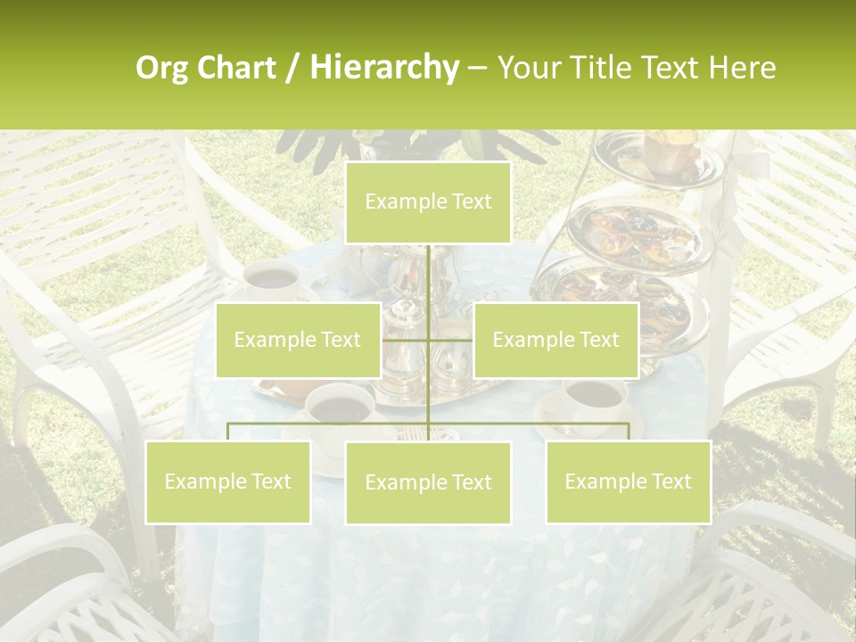 A Table Topped With Plates Of Food And Cups Of Coffee PowerPoint Template