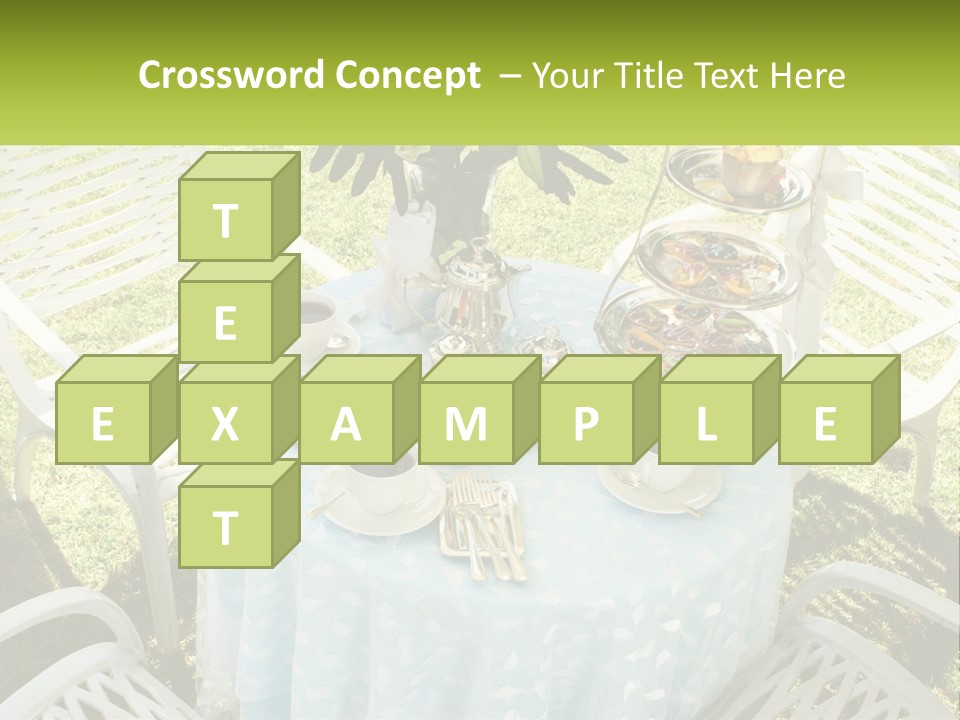 A Table Topped With Plates Of Food And Cups Of Coffee PowerPoint Template