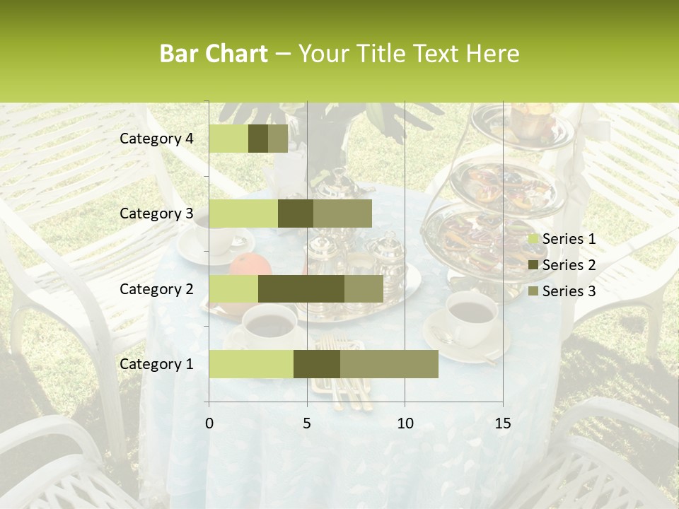 A Table Topped With Plates Of Food And Cups Of Coffee PowerPoint Template