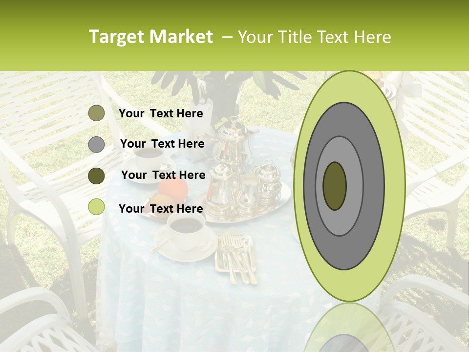 A Table Topped With Plates Of Food And Cups Of Coffee PowerPoint Template