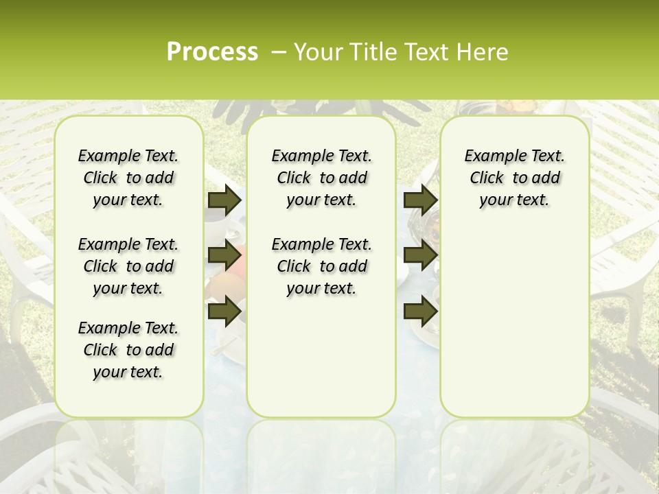 A Table Topped With Plates Of Food And Cups Of Coffee PowerPoint Template