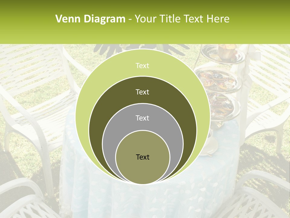 A Table Topped With Plates Of Food And Cups Of Coffee PowerPoint Template