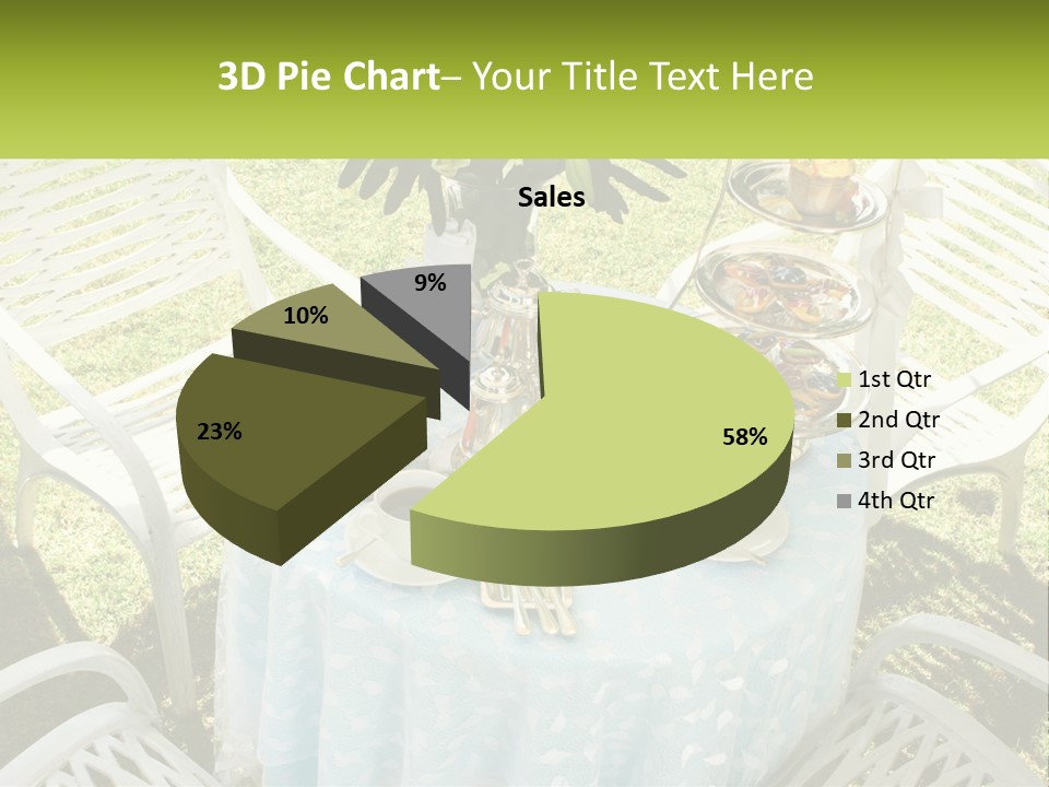 A Table Topped With Plates Of Food And Cups Of Coffee PowerPoint Template