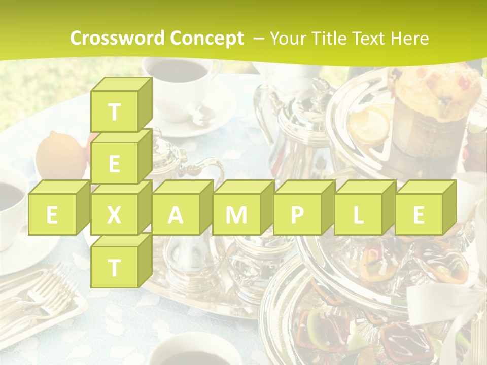 A Table Topped With Cups Of Coffee And Pastries PowerPoint Template