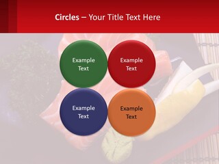 A Plate Of Fish And Vegetables On A Table PowerPoint Template