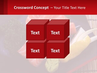 A Plate Of Fish And Vegetables On A Table PowerPoint Template