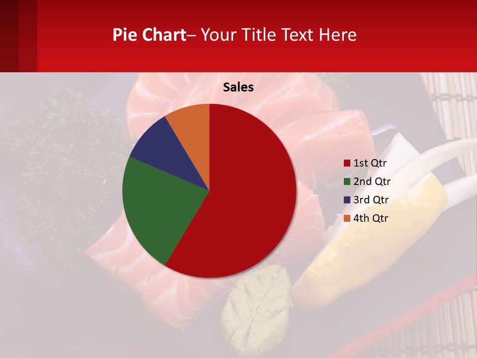 A Plate Of Fish And Vegetables On A Table PowerPoint Template