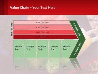A Plate Of Fish And Vegetables On A Table PowerPoint Template
