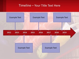 A Plate Of Fish And Vegetables On A Table PowerPoint Template