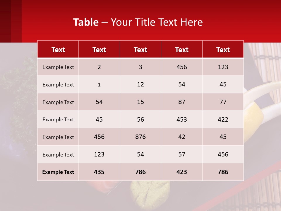 A Plate Of Fish And Vegetables On A Table PowerPoint Template