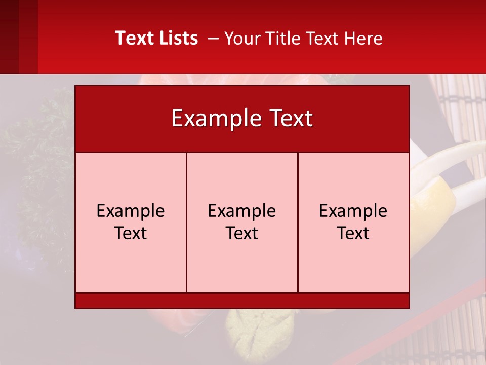 A Plate Of Fish And Vegetables On A Table PowerPoint Template