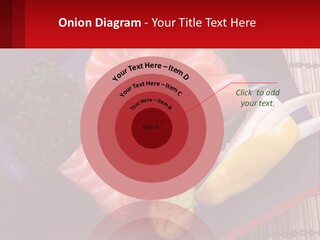 A Plate Of Fish And Vegetables On A Table PowerPoint Template