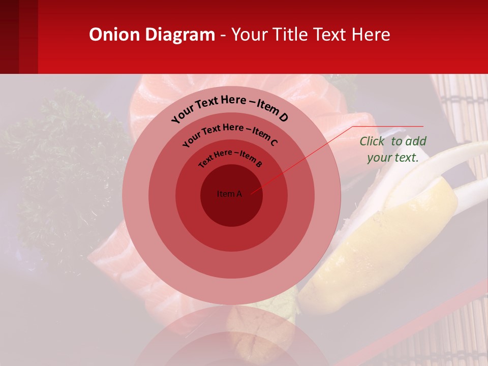 A Plate Of Fish And Vegetables On A Table PowerPoint Template