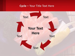 A Plate Of Fish And Vegetables On A Table PowerPoint Template