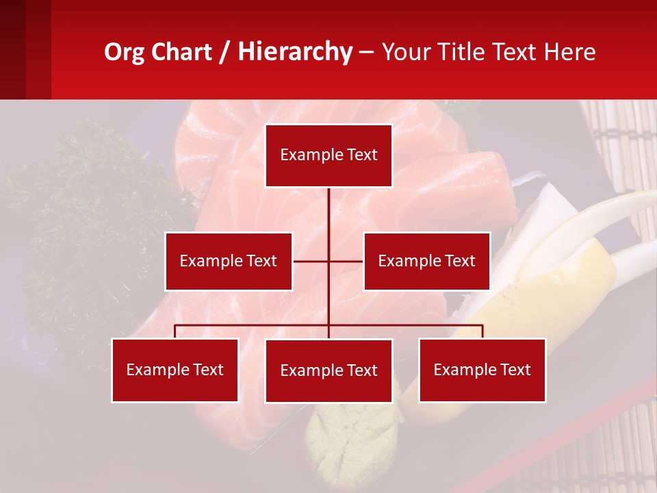 A Plate Of Fish And Vegetables On A Table PowerPoint Template