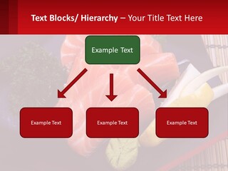 A Plate Of Fish And Vegetables On A Table PowerPoint Template