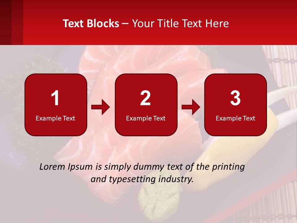 A Plate Of Fish And Vegetables On A Table PowerPoint Template