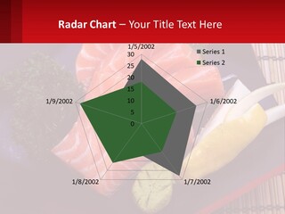 A Plate Of Fish And Vegetables On A Table PowerPoint Template