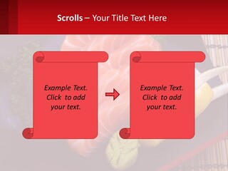 A Plate Of Fish And Vegetables On A Table PowerPoint Template