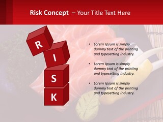 A Plate Of Fish And Vegetables On A Table PowerPoint Template