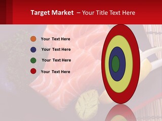 A Plate Of Fish And Vegetables On A Table PowerPoint Template