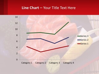 A Plate Of Fish And Vegetables On A Table PowerPoint Template