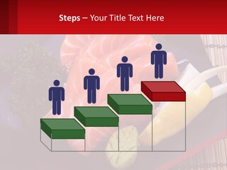 A Plate Of Fish And Vegetables On A Table PowerPoint Template