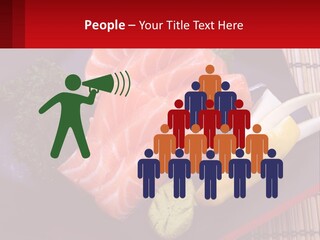 A Plate Of Fish And Vegetables On A Table PowerPoint Template