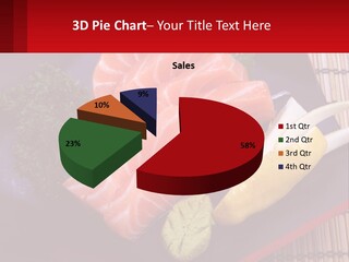 A Plate Of Fish And Vegetables On A Table PowerPoint Template