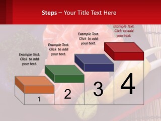 A Plate Of Fish And Vegetables On A Table PowerPoint Template