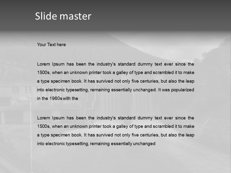 Dam PowerPoint Template