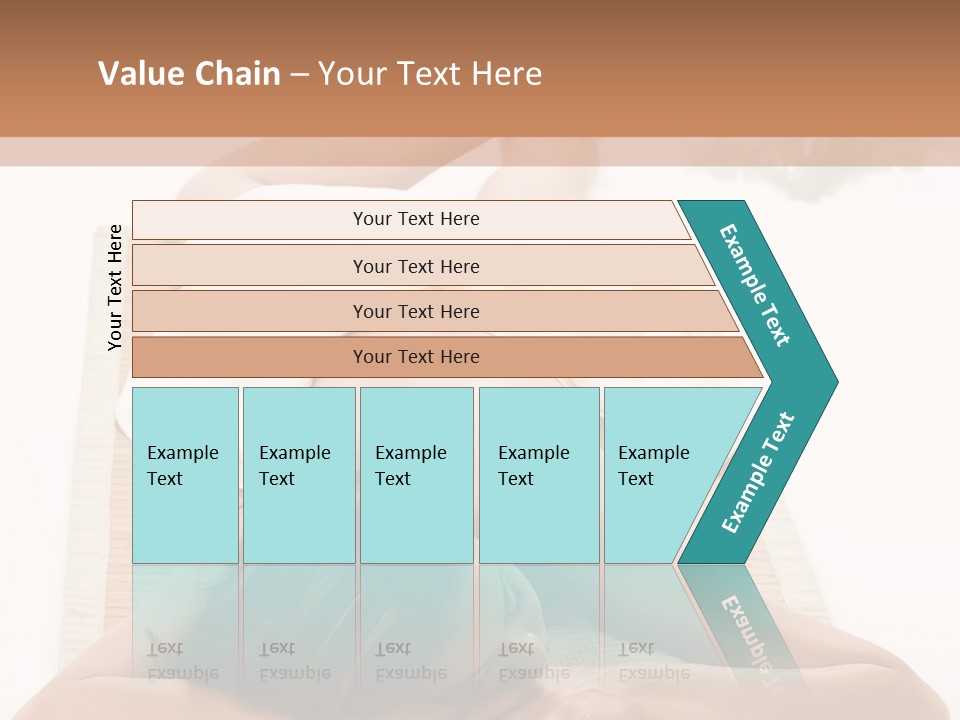 A Woman Laying On A Mat With A Towel On It PowerPoint Template