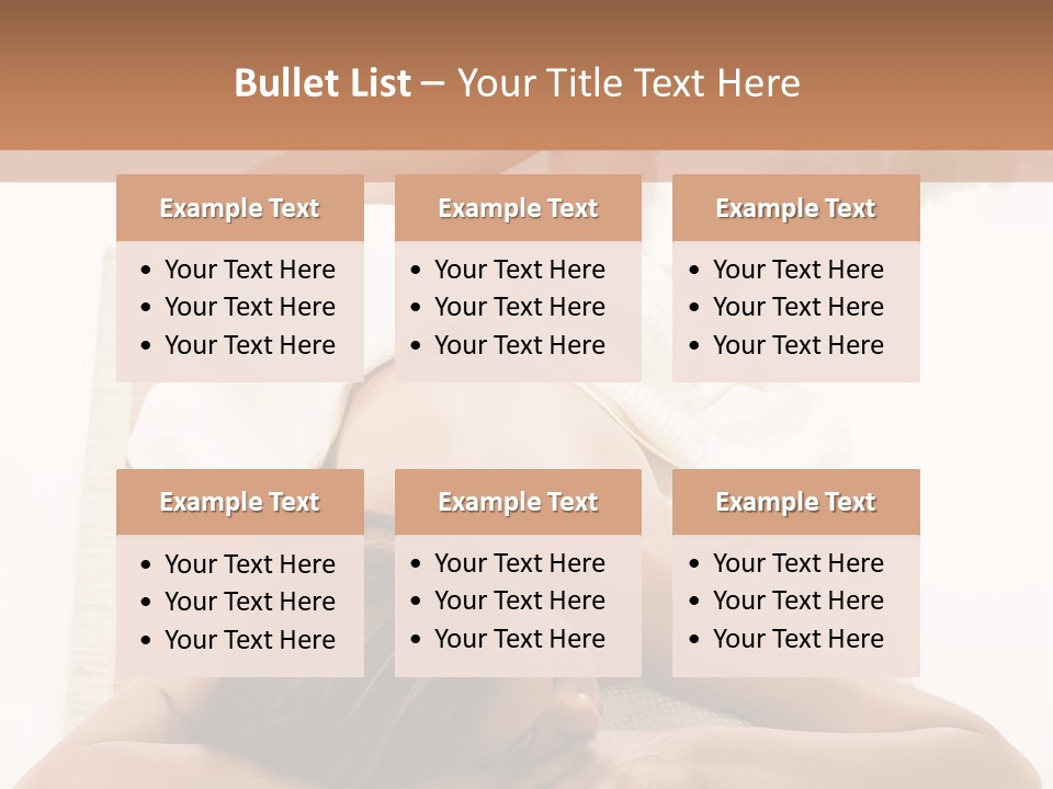 A Woman Laying On A Mat With A Towel On It PowerPoint Template