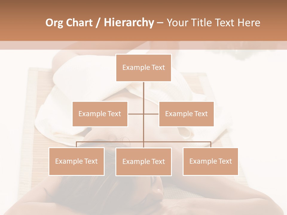 A Woman Laying On A Mat With A Towel On It PowerPoint Template