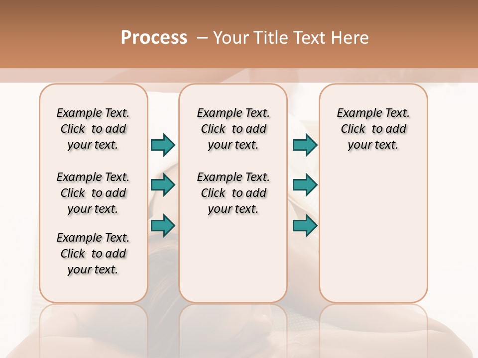 A Woman Laying On A Mat With A Towel On It PowerPoint Template