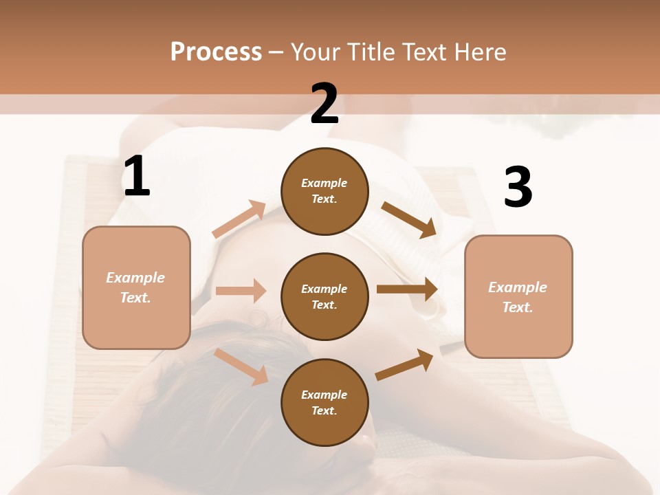 A Woman Laying On A Mat With A Towel On It PowerPoint Template