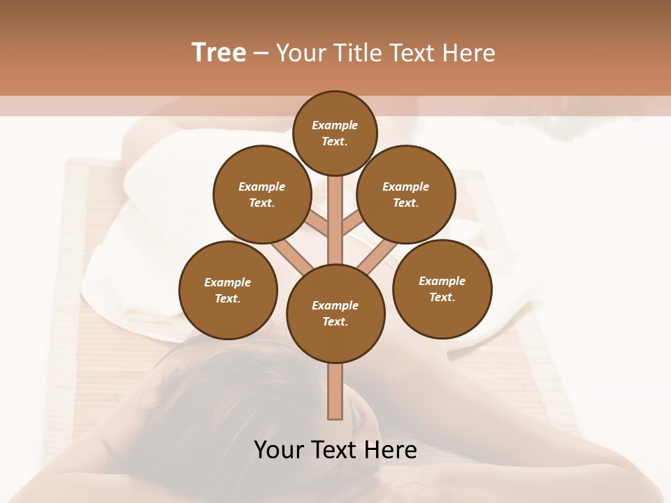 A Woman Laying On A Mat With A Towel On It PowerPoint Template