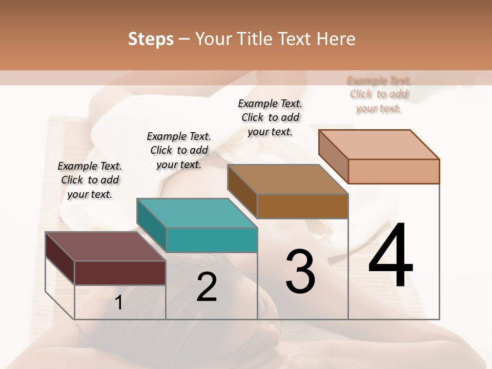 A Woman Laying On A Mat With A Towel On It PowerPoint Template