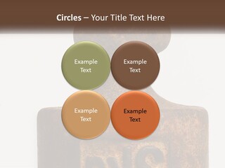 A Brown Vase Sitting On Top Of A Table PowerPoint Template