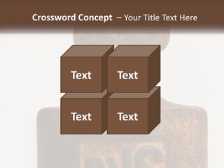 A Brown Vase Sitting On Top Of A Table PowerPoint Template