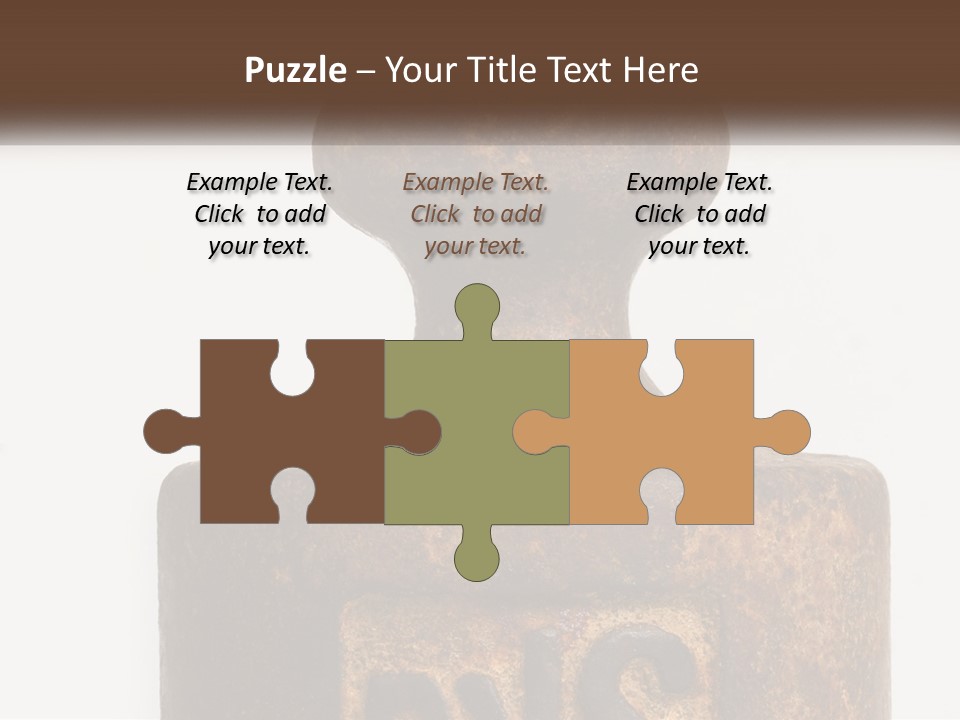 A Brown Vase Sitting On Top Of A Table PowerPoint Template