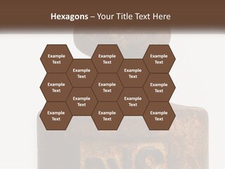 A Brown Vase Sitting On Top Of A Table PowerPoint Template