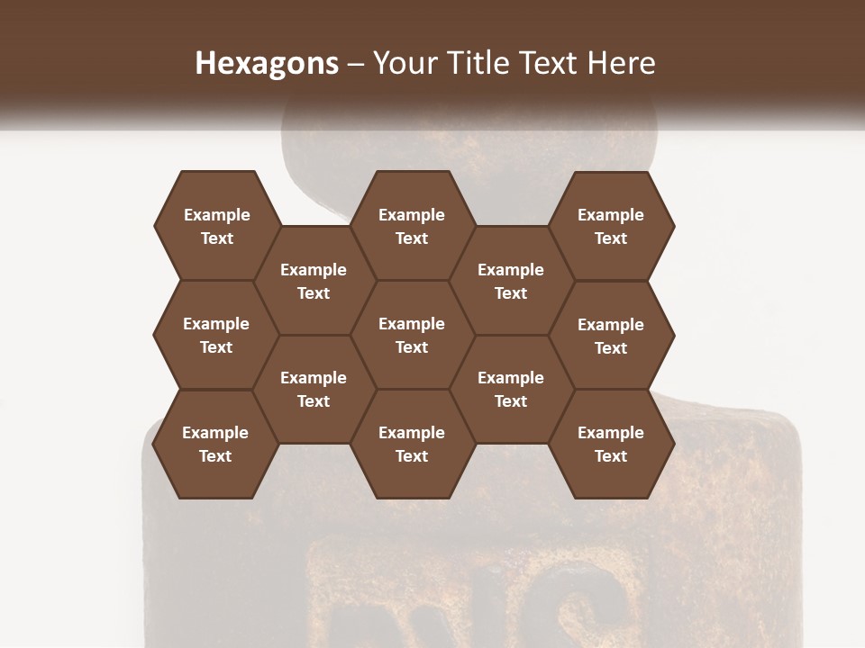 A Brown Vase Sitting On Top Of A Table PowerPoint Template