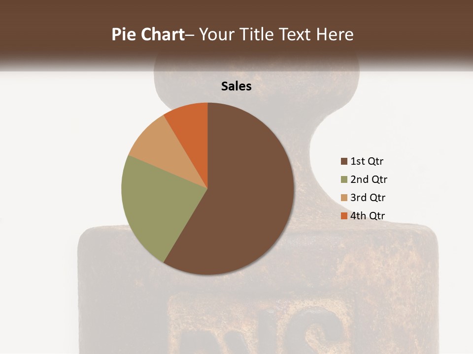 A Brown Vase Sitting On Top Of A Table PowerPoint Template