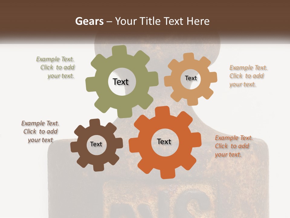 A Brown Vase Sitting On Top Of A Table PowerPoint Template