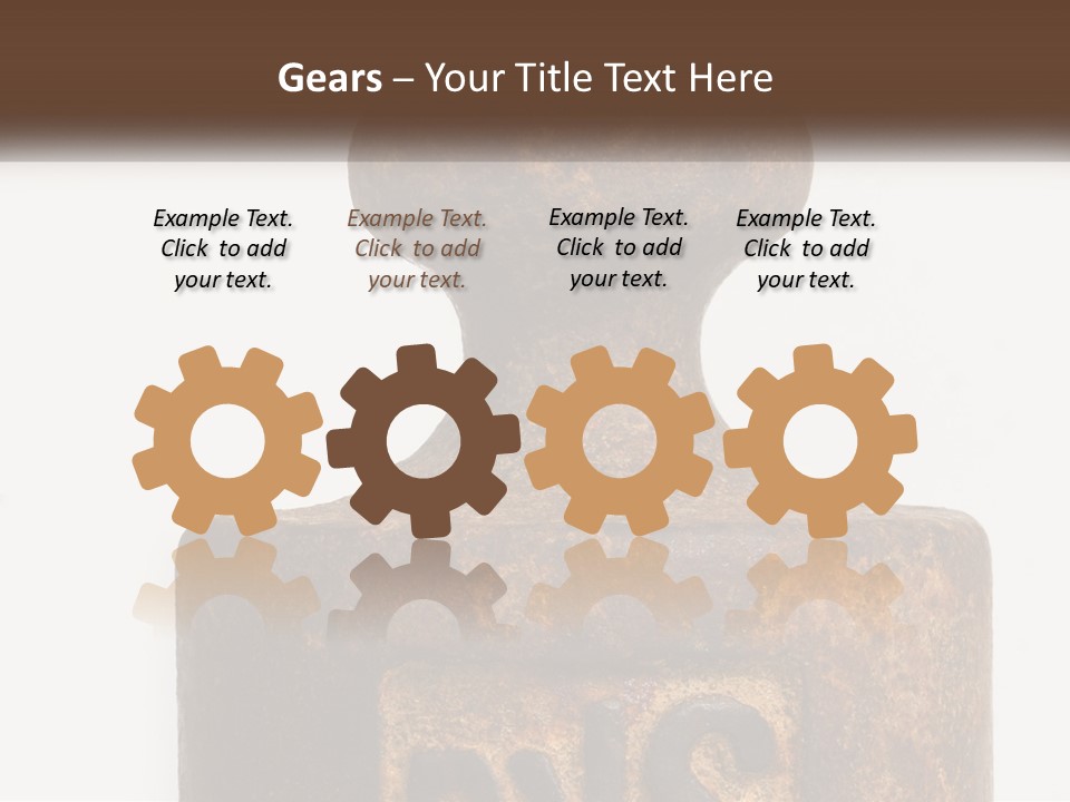 A Brown Vase Sitting On Top Of A Table PowerPoint Template