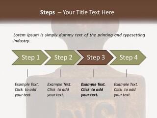 A Brown Vase Sitting On Top Of A Table PowerPoint Template