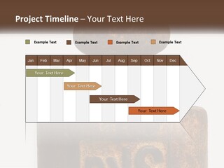 A Brown Vase Sitting On Top Of A Table PowerPoint Template