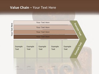 A Brown Vase Sitting On Top Of A Table PowerPoint Template